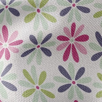 Three-Color Shades Of Floral Waterproof Canvas