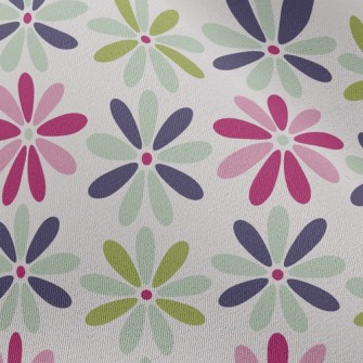 Three-Color Shades Of Floral Chiffon