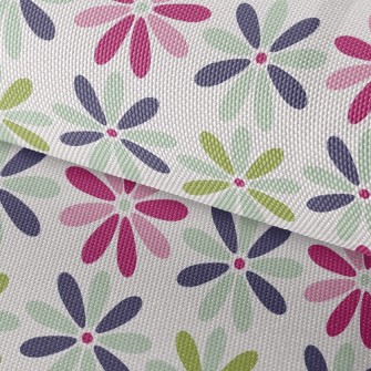 Three-Color Shades Of Floral Waterproof Oxford