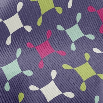 Simple Block Combination Standard Corduroy