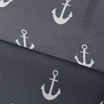 Plain Navy Waterproof Oxford