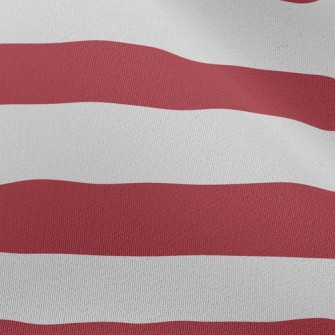 Simple Two-Color Stripes Chiffon