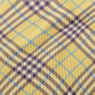 Trendy Tartan Birdseye Piqué