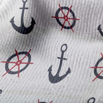 Petite Navy Logo Terry