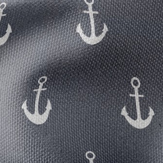 Plain Navy Waterproof Canvas