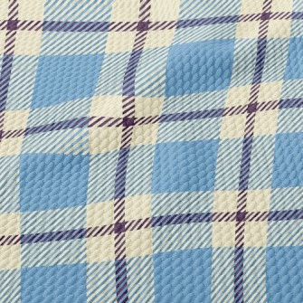 Clean And Tidy Plaid Birdseye Piqué