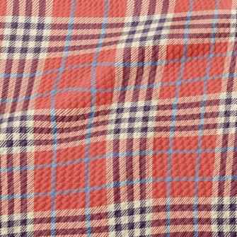 Simple Striped Square Birdseye Piqué