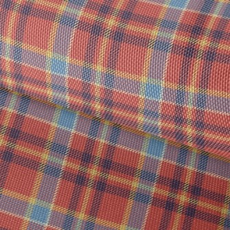 Two-Color Stacked Check Waterproof Oxford