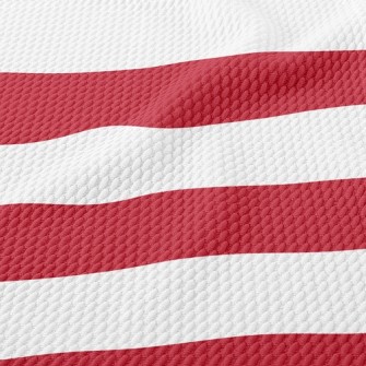 Simple Two-Color Stripes Birdseye Piqué