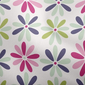 Three-Color Shades Of Floral Dobby