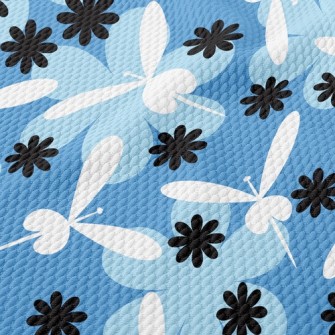 Romantic Floral Birdseye Piqué