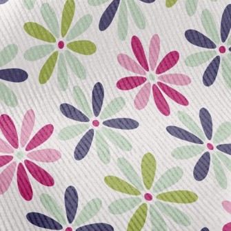 Three-Color Shades Of Floral Standard Corduroy