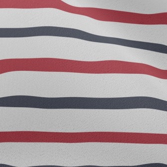 Simple Two-Color Lines Chiffon