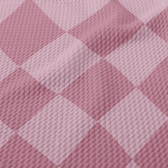 Two-Color Geometric Rhombus Birdseye Piqué