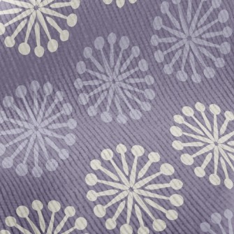 Psychedelic Brilliant Flowers Standard Corduroy