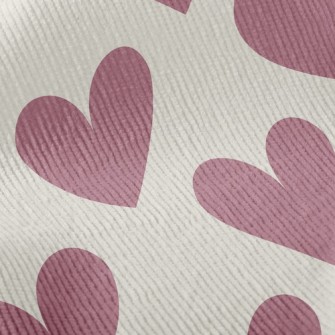 Popular Cute Big Heart Standard Corduroy