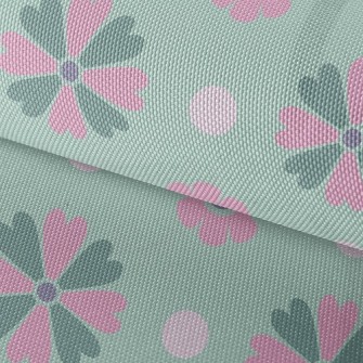 Cute Bicolor Petals Waterproof Oxford
