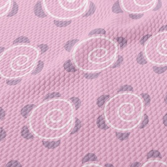 Swirl Dot Florets Birdseye Piqué