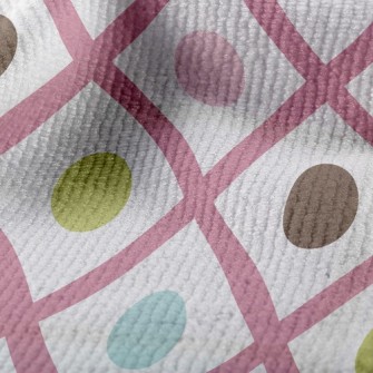 Colorful Lines Dots Terry