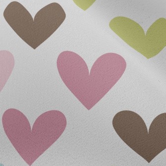Colorful Little Hearts Chiffon