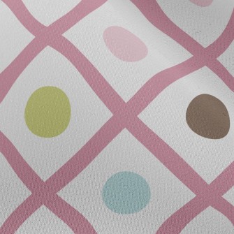 Colorful Lines Dots Chiffon