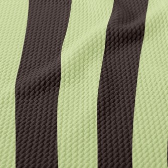 Two-Color Straight Stripe Birdseye Piqué