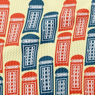 British Wind Phone Booth Birdseye Piqué