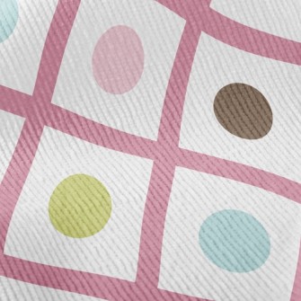 Colorful Lines Dots Standard Corduroy