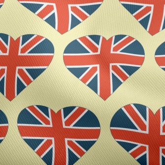 Union Jack Heart Dobby