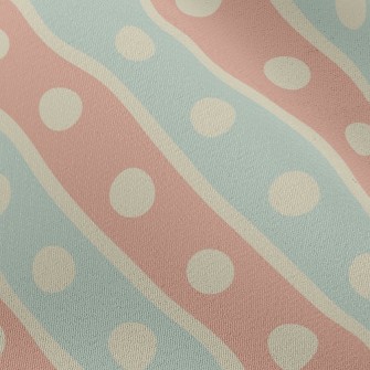 Two-Color Dotted Lines Chiffon