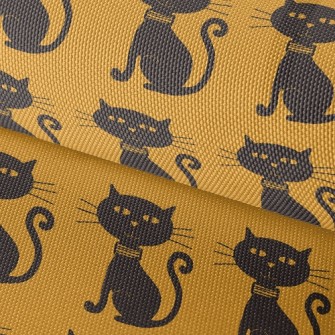 Evil Face Black Cat Waterproof Oxford