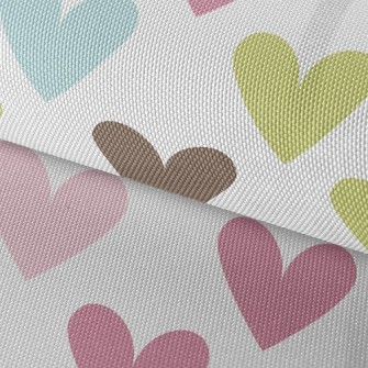 Colorful Little Hearts Waterproof Oxford