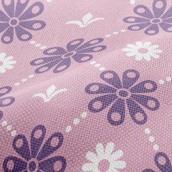 Two-Color Romantic Flower Performance Linen