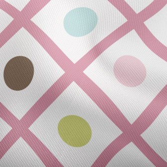 Colorful Lines Dots Dobby