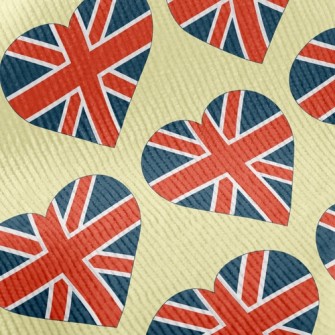 Union Jack Heart Standard Corduroy