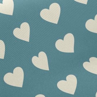 Simple Arrangement Of Hearts Twill