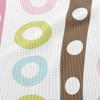 Colorful Dots Birdseye Piqué