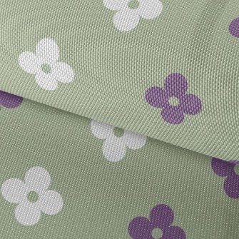 Temperament Two-Color Floret Waterproof Oxford