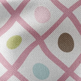 Colorful Lines Dots Waterproof Canvas