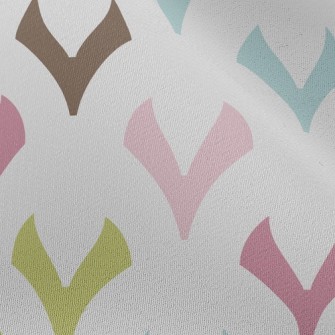 Colorful Geometric Little Hear Chiffon