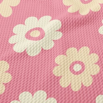 Small Round Flower Birdseye Piqué