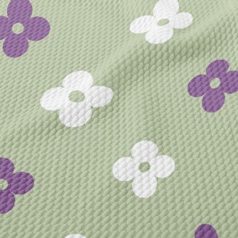 Temperament Two-Color Floret Birdseye Piqué