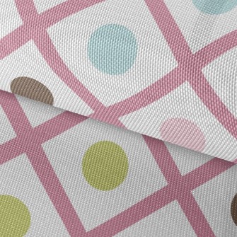 Colorful Lines Dots Waterproof Oxford