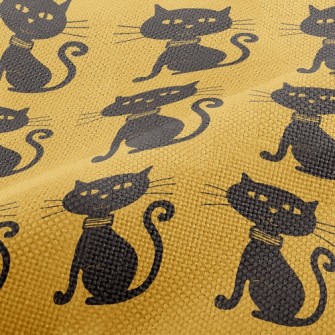 Evil Face Black Cat Performance Linen