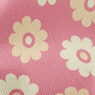 Small Round Flower Standard Corduroy