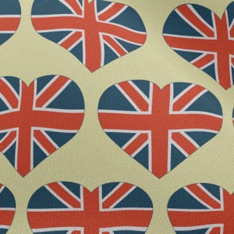 Union Jack Heart Chiffon