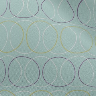 Visual Circle Lines Chiffon