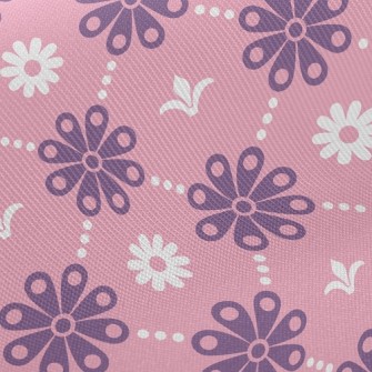 Two-Color Romantic Flower Twill