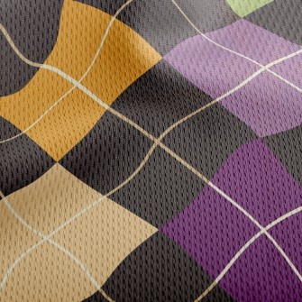 Color Pop Square Athletic Mesh Flat Back