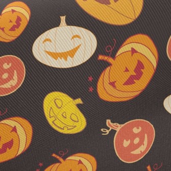 Playful Funny Pumpkin Twill
